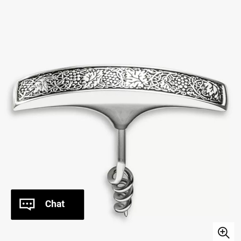NIB Royal Selangor Victoria and Albert Museum William Morris Pewter Corkscrew